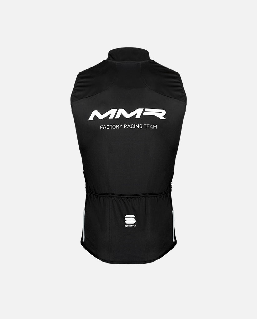 Chaleco MMR de GORE-TEX Team Réplica de Sportful es un seguro contra las condiciones meteorológicas imprevistas. Extremadamente ligero y altamente compresible para poder guardarlo en un bolsillo trasero del maillot. 